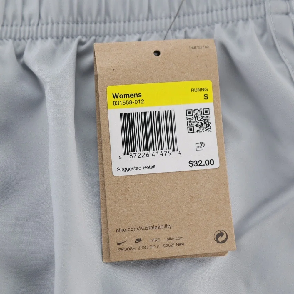 Nike Womens Dri-FIT Tempo Running Shorts Wolf Grey S 831558-012